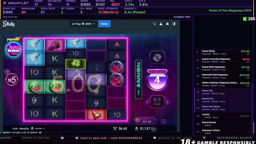 Tarjeta visual para juego destacado con estética premium.